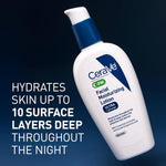 cerave pm facial moisturizing lotion, 3 ounce, night cream with hyaluronic acid and niacinamide, oil-free