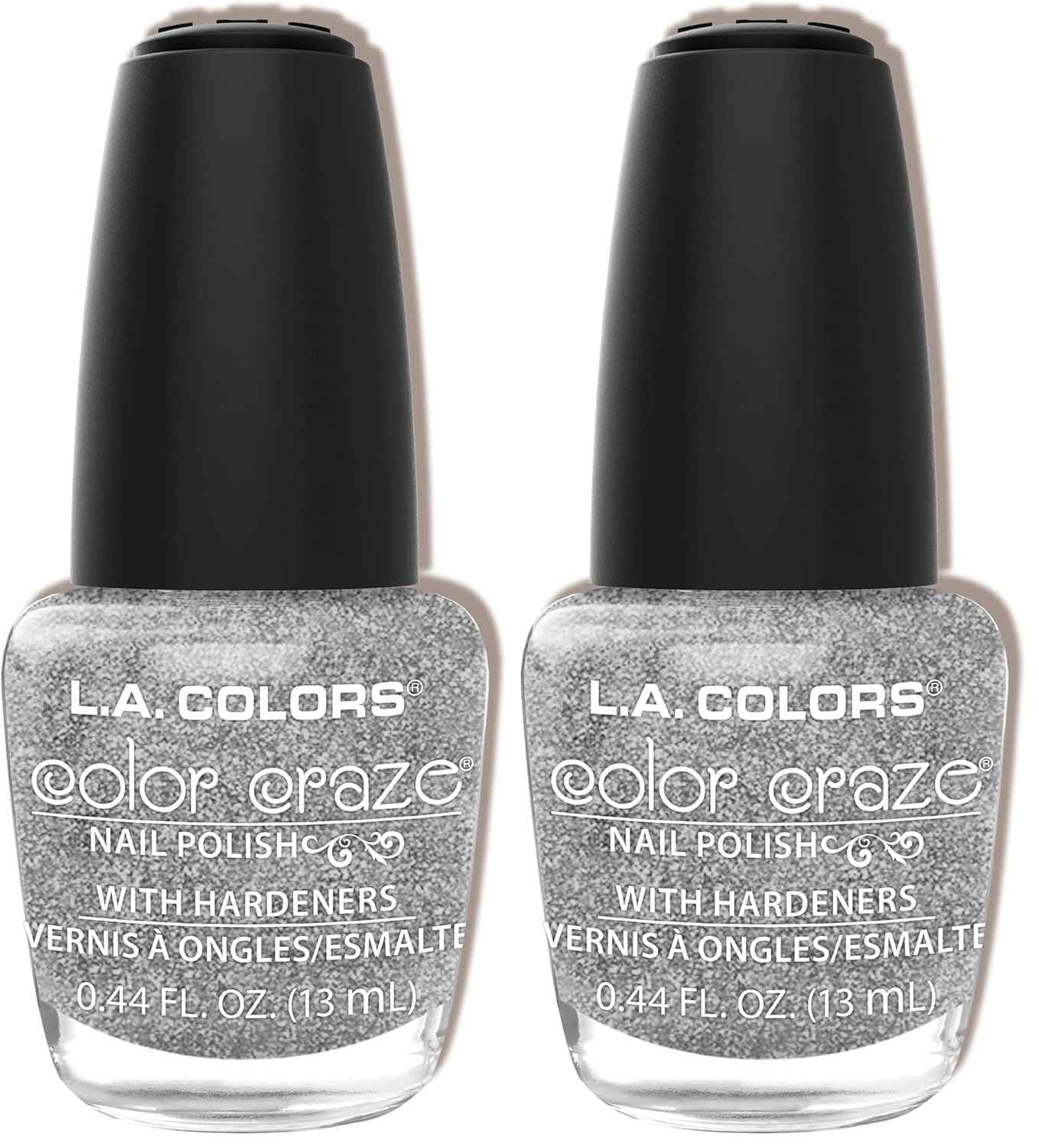 L.A. COLORS Color Craze Nail Polish, Glitter Bomb CNP543