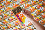 Plant-based meal replacement bar with whole food ingredients, oats, nuts, and seeds