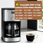 14-Cup Glass Carafe Replacement for Cuisinart Coffee Makers