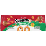 SpaghettiOs 15.6 oz Canned Pasta with Meatballs, 12 Pack, No Artificial Colors, No Added MSG