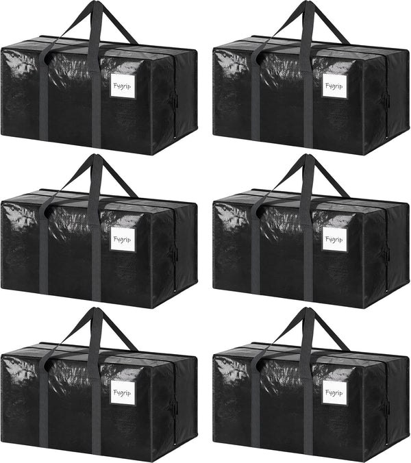 Extra Heavy Duty Large Moving Bags with Strong Zipper and Comfortable Handles