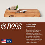 John Boos Chop-N-Slice Series Rectangular Maple Cutting Board, 16" x 10" x 1" Dimensions, Made in the USA