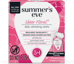 Summer's Eve 12-count Ultimate Odor Protection Daily Feminine Wipes with pH-balanced boric acid formula