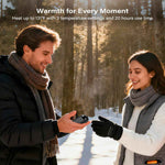 Hand Warmers Rechargeable 2 Pack, AI Smart Chips 20Hrs Long Safe Heat, Magnetic Electric Hand Warmers, Gifts for Christmas, Outdoor, Golf, Hunting, Camping Accessories
