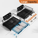 Expandable Dish Drying Rack for Kitchen Counter