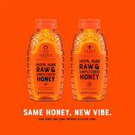 Nate's 100% Pure, Raw & Unfiltered Honey - Award-Winning Taste, 16 oz. Squeeze Bottle