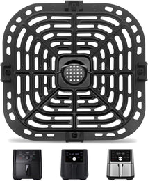 Air Fryer Replacement Tray for Instant Pot Vortex 6 in 1 6 QT Gourmia GAF735 6 QT, Original Air Fryer Accessories Grill Pan Plate Crisper Plate Rack Parts,Dishwasher Safe