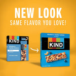 KIND Snacks Bars, Blueberry Vanilla Cashew, Gluten Free, 5g Protein, 12 Count