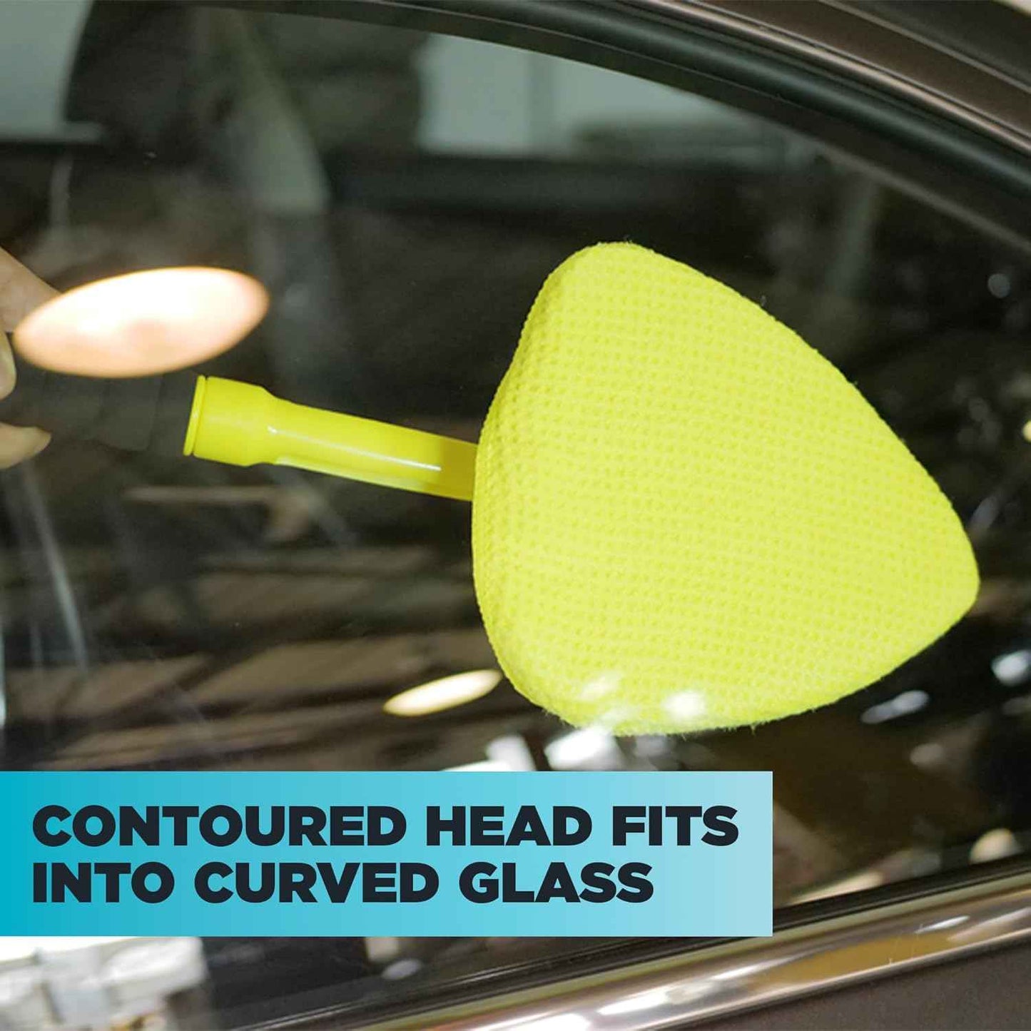 Invisible Glass 95160 Reach & Clean Glass Windshield Cleaner Tool Kit With Extendable Handle, (2) Reusable Quick Change Microfibers, and Storage Bag for Auto Windshield, Trucks, SUVs, RVs, and Windows