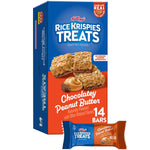 Rice Krispies Crispy Rice Squares, 10.8oz Box, 14 Count, Chocolatey Peanut Butter