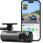 70mai dash cam m310, 1296p qhd, 130° wide-angle fov, wdr, night vision, ios/android, parking monitor, time-lapse