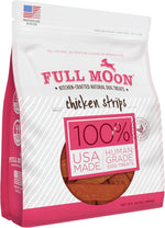 Full Moon Chicken Strips healthy all-natural dog treats, human grade, made in USA, 1.5 pound pack