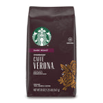 starbucks 18-oz italian roast dark roast ground coffee 100% arabica whole beans