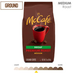 McCafe Premium Roast Decaf, Medium Roast Ground Coffee, 12 oz Bag
