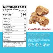 Genius SKIPPY Peanut Butter Flavor Inspired Protein Nut Roll Bar, 10 Count