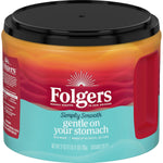 Folgers Simply Smooth, Mild Roast Ground Coffee, 27 Oz Canister, New Orleans Roasted