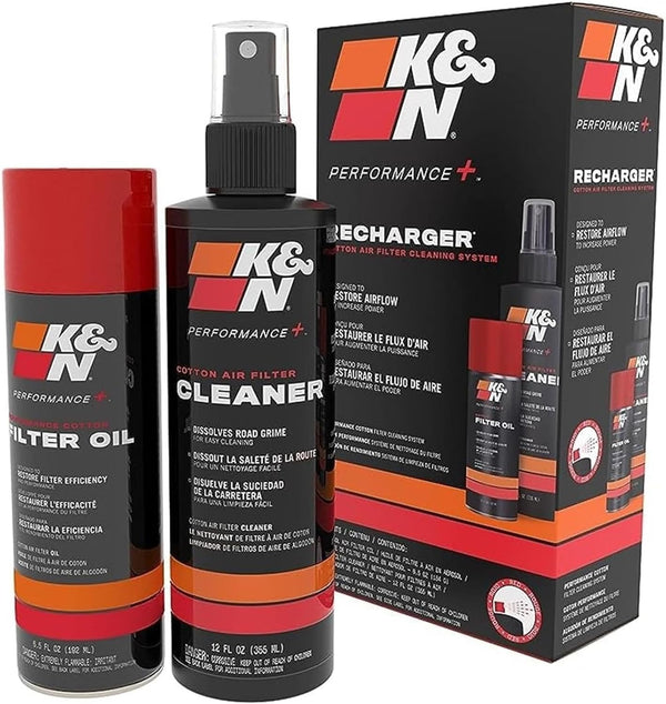 K&N Engineering FLTR CARE SERVICE KIT for oiled K&N air filters, restores performance and efficiency