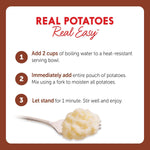 Idahoan Loaded Baked Mashed Potatoes Naturally Gluten-Free 4 Servings Per Bag Pack Of 12