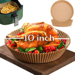 Large Air Fryer Disposable Paper Liners Square 9 Inch, 125 Pcs Parchment paper liner for 5-8QT Air fryer, Oil-proof, Water-proof, Parchment Baking Paper for Baking Roasting Microwave