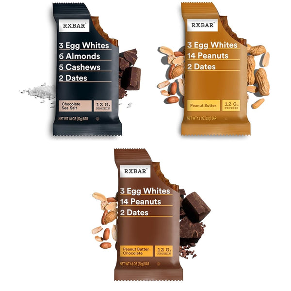 RXBAR Protein Bars Variety Pack 10 Count 18.3oz Box