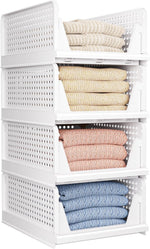 5 pack closet organizers storage box for wardrobe cupboard kitchen bathroom office