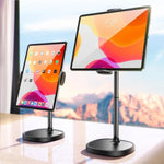 DIMONCOAT Phone Stand for Desk, Angle Height Adjustable Phone Holder for Desk, Aluminum Alloy Universal iPhone Holder, Retractable Cell Phone Stand Recording Office for iPhone 17 16 15 Pro Max S26