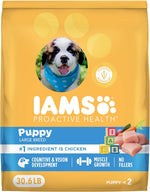 iams proactive health large breed puppy food with real chicken 30.6 lb bag for balanced growth and development