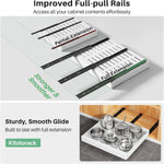 Kitstorack Pull out Cabinet Organizer for Kitchen Base Cabinet Organization