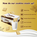 choczero dark chocolate jolies gluten free sugar free keto cookies box 20 count 8 ounce