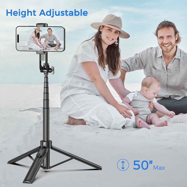 selfie-stick-travel-tripod-for-iphone-50-inch-black