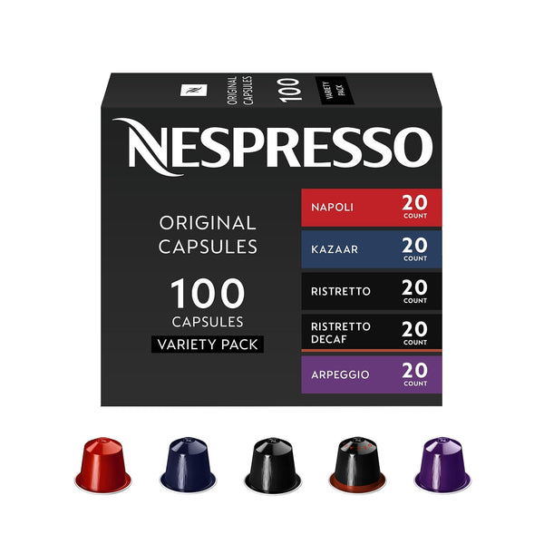 Nespresso Original Line Variety Pack Coffee Pods 50 Count
