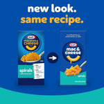 Kraft Spirals Mac and Cheese, 1 Box, Original Flavor, No Artificial Flavors, Preservatives or Dyes, 5.5 oz