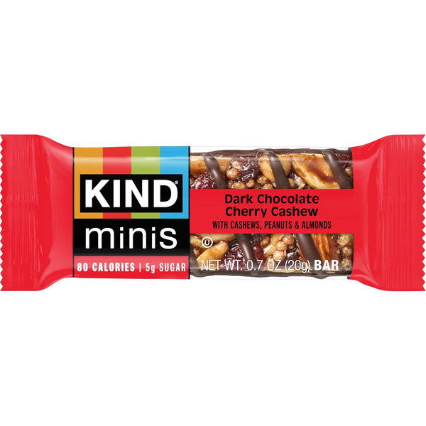 KIND Mini Snack Bars Variety Pack, 30 Count, Gluten Free, Low Sugar, Low Calorie