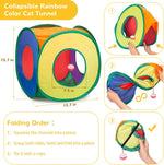 retro shaw cat toys pack, 33pc interactive kitten toys for indoor cats with collapsible play tunnel and feather wand