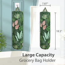 SYIPO Plastic Bag Holder, Reusable Grocery Bag Organizer, Wall Mount, 1 Pack, Seaweed | 1 Pack