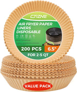 305 Pcs Air Fryer Liners for Bella Slim | Ninja DZ201 | Cosori Dual Air Fryer, Non Stick Rectangle Air Fryer Liners Disposable, Dual Airfryer Liners Parchment Paper Sheets