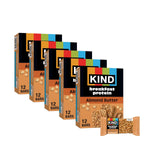 KIND Breakfast Protein Bars, Dark Chocolate Cocoa, Gluten Free, Low Sodium, 8g Protein, 30 Count