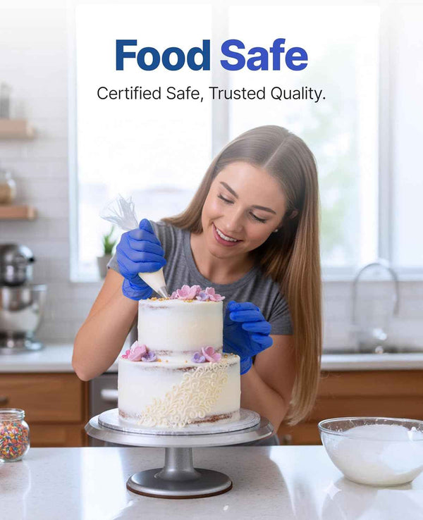 Schneider Nitrile Exam Gloves: Latex-Free, Powder-Free, Food-Safe for Cooking and Household Use