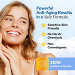 LilyAna Naturals Anti Aging Retinol Face Cream for Women, 1 oz, Wrinkle & Neck Firming Night Moisturizer with Hyaluronic Acid, Vegan & Cruelty-Free
