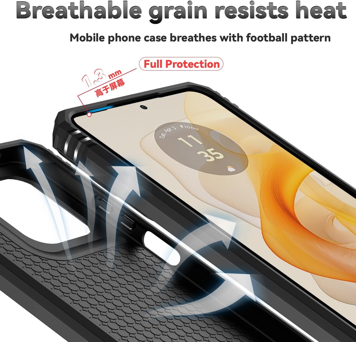 Motorola Moto G 2025 Case, with Slide Camera Cover HD Screen Protector [Military Grade 16ft. Drop Tested] Magnetic Ring Holder Kickstand Protective Phone Case for Motorola Moto G 2025, Black