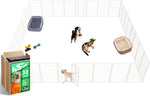 fxw homeplus unleashed 24 inch 6 panels dog pen black patented