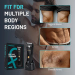 Prtech manscape body hair trimmer for men waterproof pubic hair ball trimmer with ceramic blade electric body shavers for men sensitive skin safe