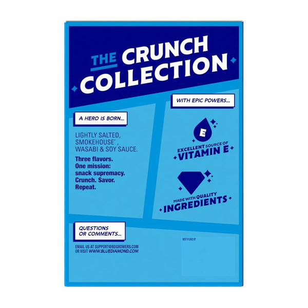 Blue Diamond Almonds Snack Variety Pack, 24 Count, 0.75 oz Individual Gluten Free Packs, Kids, Office, School, On-the-go
