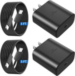 45W USB C Super Fast Charger Type C Charger Fast Charging Android Phone Charger Block with 10FT Type C Charging Cable for Samsung Galaxy S26 Ultra/S26/S26+/S25/S25 Ultra/S25+/S24 Ultra/S23 Ultra/S22