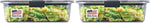 Rubbermaid Brilliance BPA Free 44-Piece Food Storage Containers Set Airtight Leak-Proof with Lids for Meal Prep Lunch and Leftovers