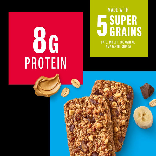 KIND Breakfast Protein Bars, Peanut Butter Banana Dark Chocolate, Gluten Free, Low Sodium, 30 Count