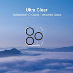 ailun 3 pack tempered glass lens protector for iphone 16 pro, 14 pro, and max models, 9h hardness, anti-scratch, case friendly