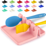 Silicone Utensil Rest with Drip Pad for Multiple Utensils, Heat-Resistant, BPA-Free Spoon Rest & Spoon Holder for Stove Top, Kitchen Utensil Holder for Spoons, Ladles, Tongs & More - by Zulay