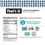 That's it. Mini Fruit Bars Gift Pouch, 36 Count, Variety Pack
